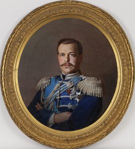 Portret cesarza Aleksandra III 1845-1894, ok. 1865
