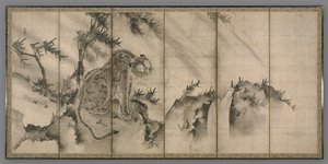 Tygrys, 1500s. autorstwa Sesson Shkei