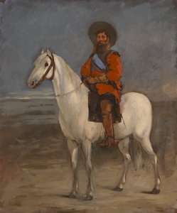Żołnierz Garibaldiego na koniu autorstwa Severin Falkman