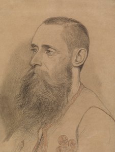 Portret brodatego mężczyzny