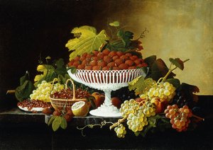 Martwa natura z truskawkami, autorstwa Severin Roesen