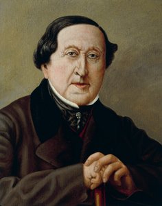 Włochy, Portret włoskiego kompozytora, Gioacchino Rossini autorstwa Severini Severini