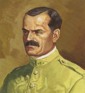 Pułkownik Gaillard (gwasz na papierze) autorstwa Severino Baraldi