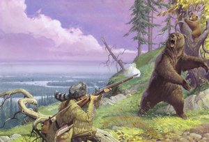 Daniel Boone przeciera dzikie szlaki autorstwa Severino Baraldi