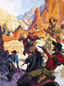 Henry Brown, nieuczciwy szeryf Caldwell, osaczył autorstwa Severino Baraldi
