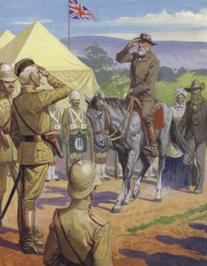 Pier Cronje poddający się lordowi Robertsowi autorstwa Severino Baraldi