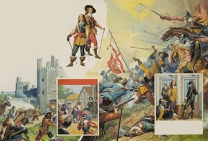 Angielska wojna domowa autorstwa Severino Baraldi