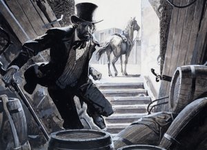 William Bent (gwasz na papierze) autorstwa Severino Baraldi