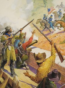 William Bent (gwasz na papierze) autorstwa Severino Baraldi