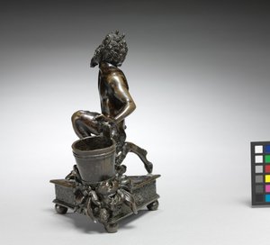 Klęczący Satyr, ok.1520 (brąz) autorstwa Severo da Ravenna