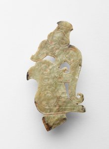 Zwieńczenie w postaci ptaka ze smokiem, ok.1300-ok.1050 pne autorstwa Shang Dynasty Chinese School