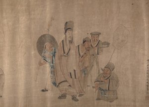 Malarstwo figurowe, połowa XIX wieku. autorstwa Shen Zhenlin