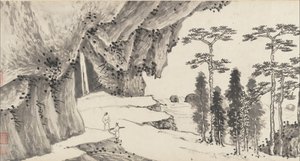 Wspólny krajobraz, ca. 1509 i 1546. autorstwa Shen Zhou