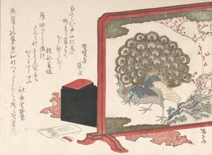 Parawan i Szkatułka Damy, XIX w., XIX w. autorstwa Shinsai