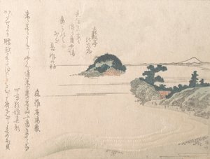 Wyspa Żółwi i Fujiyama, XIX w., XIX w. autorstwa Shinsai