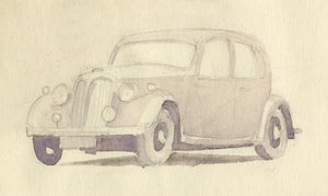 Samochód, 1951. autorstwa Shirley Markham