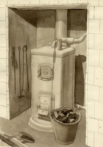Piec węglowy, 1951.