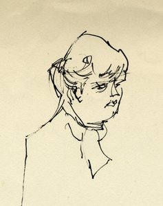Głowa kobiety, 1953. autorstwa Shirley Markham