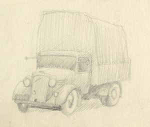 Ciężarówka, 1951. autorstwa Shirley Markham