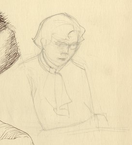 Studium kobiety, ok. 1951. autorstwa Shirley Markham