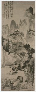 Pejzaż dla Yongweng, dynastia Qing, ok. 1687-90 (tusz na papierze) autorstwa Shitao Daoji