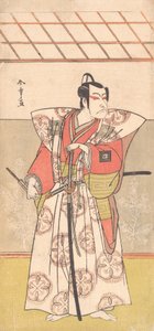 Ichikawa Dan Juro V Jako samuraj kosztował gh kolumnę k, co? 1778. autorstwa Shunsho