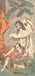 Kabuki ac i rs Uzaemon Ichimura Doktor X Jako Ko-Kaikeizan Id. 1771. autorstwa Shunsho