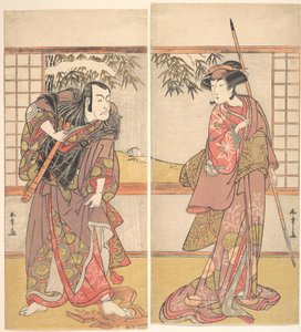 Kabuki ac i rs Hasegawa Toneya Dobry pomysł d Ichikawa Dan Juro V, co? 1780. autorstwa Shunsho