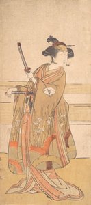 Onoe Tamizo jako Samurajka, ca. 1775 lub