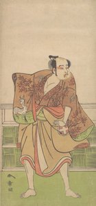 Otani Hiroemon w roli Gokumon no Shobei, 9 miesiąc, 1774. autorstwa Shunsho