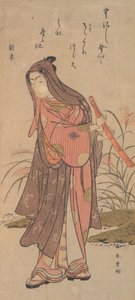 Herbata C i Ichikawa Masasuke lub Ichikawa Mezo Członek Fe Ma Road, 1726-1792. autorstwa Shunsho
