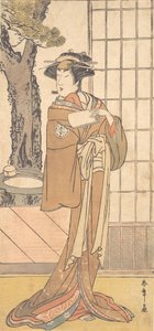 Aktor Segawa Kikunojo Trzeci jako Oiran, ca. 1780.