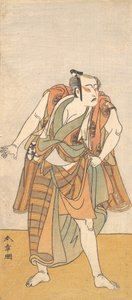 Pierwszy Bando Mitsugoro jako nieuzbrojony człowiek, 1774 lub 1775. autorstwa Shunsho