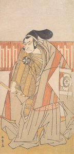 Pierwszy Nakamura Nakazo w roli Kudo Suketsune, prawdopodobnie 1775.