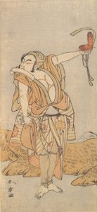 Drugi Nakamura Juzo jako Yakko, 1773 lub autorstwa Shunsho