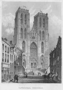 Katedra, Bruksela, 1850