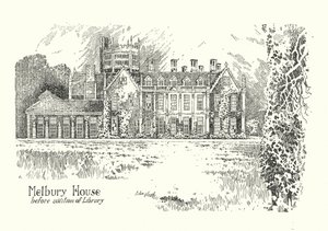 Dorset: Melbury House (litografia)