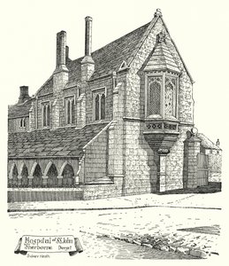 Szpital św. Jana, Sherborne, Dorset (grafika)