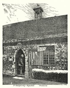 Szpital św Małgorzaty, Wimborne (grawerowanie)