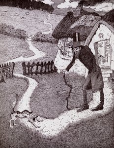 Był krzywy człowiek, z książki Księżniczka Marie-Josés dla dzieci, wydanej w 1916 r.