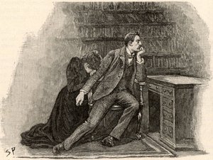 Przygoda Żółtej Twarzy autorstwa Sidney Paget