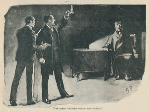 Nie zrobił ani dźwięku, ani ruchu, 1892 autorstwa Sidney Paget