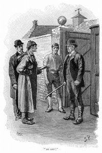 Sherlock Holmes i dr Watson prowadzą śledztwo