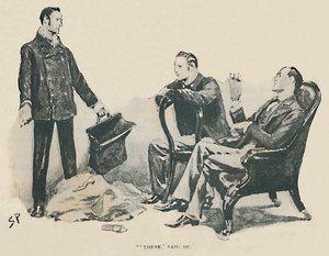 Tam, powiedział, 1892 autorstwa Sidney Paget