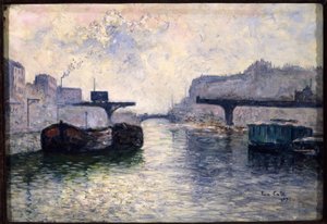 Canal Saint-Martin autorstwa Siebe Johannes Ten Kate