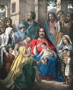 Chrystus błogosławi małe dzieci