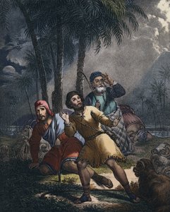 Chrystus zwiastował żydowskim pasterzom autorstwa Siegfried Detler Bendixen