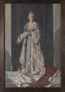 Portret Wilhelminy, królowej Holandii autorstwa Sierk Schröder