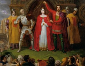 Ślub króla Alfreda Wielkiego z Anglii autorstwa Sigmund Ferdinand von Perger