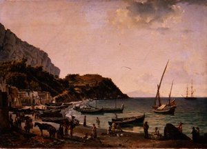 Port na wyspie Capri
